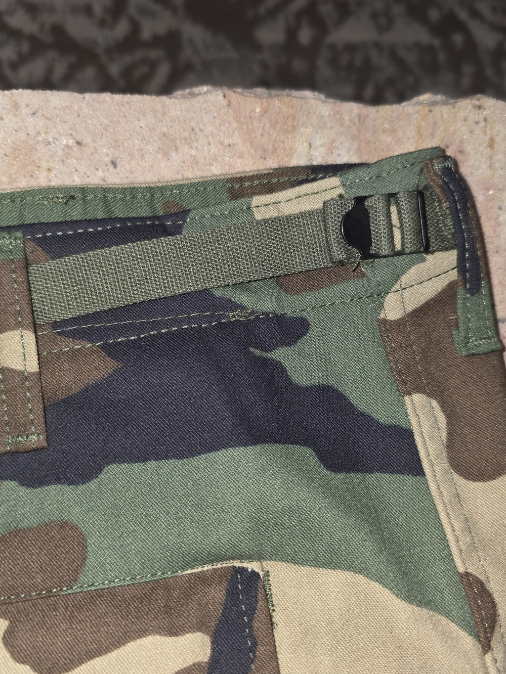 Men's Cargo Pants in Green/Brown Camo - Durable Utility Style Big & Tall 43/32 - Picture 10 of 11